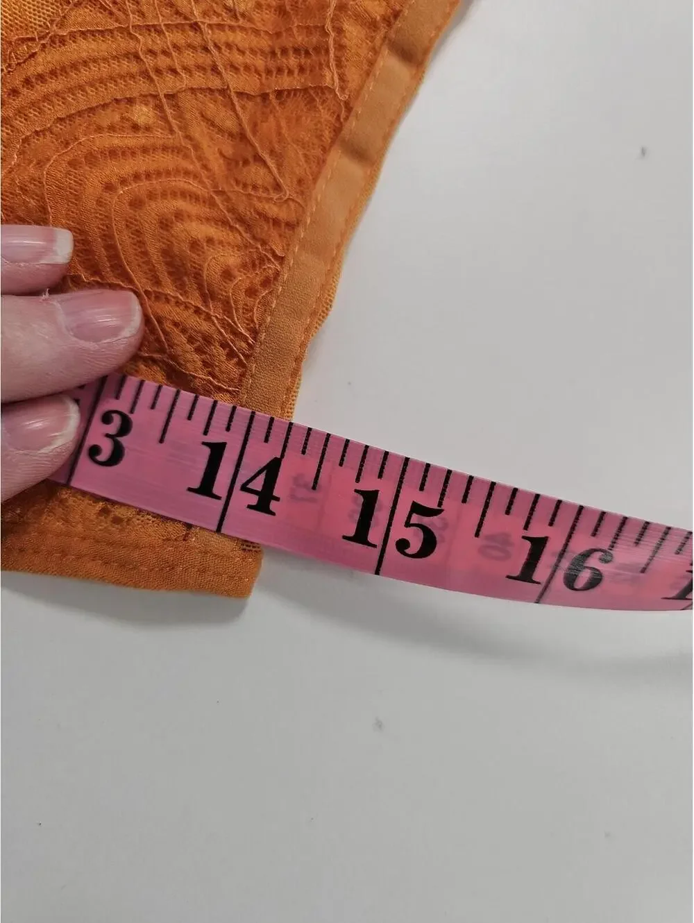 Garage Orange Mesh & Lace Bustier Corset Top - Picture 11 of 12